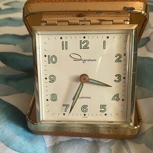 Ingraham foldable clock